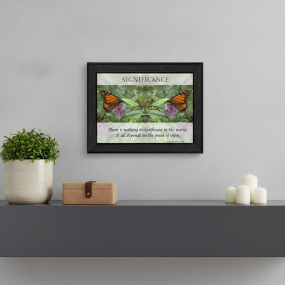 Significance 1 Black Framed Print Wall Art HomeRoots