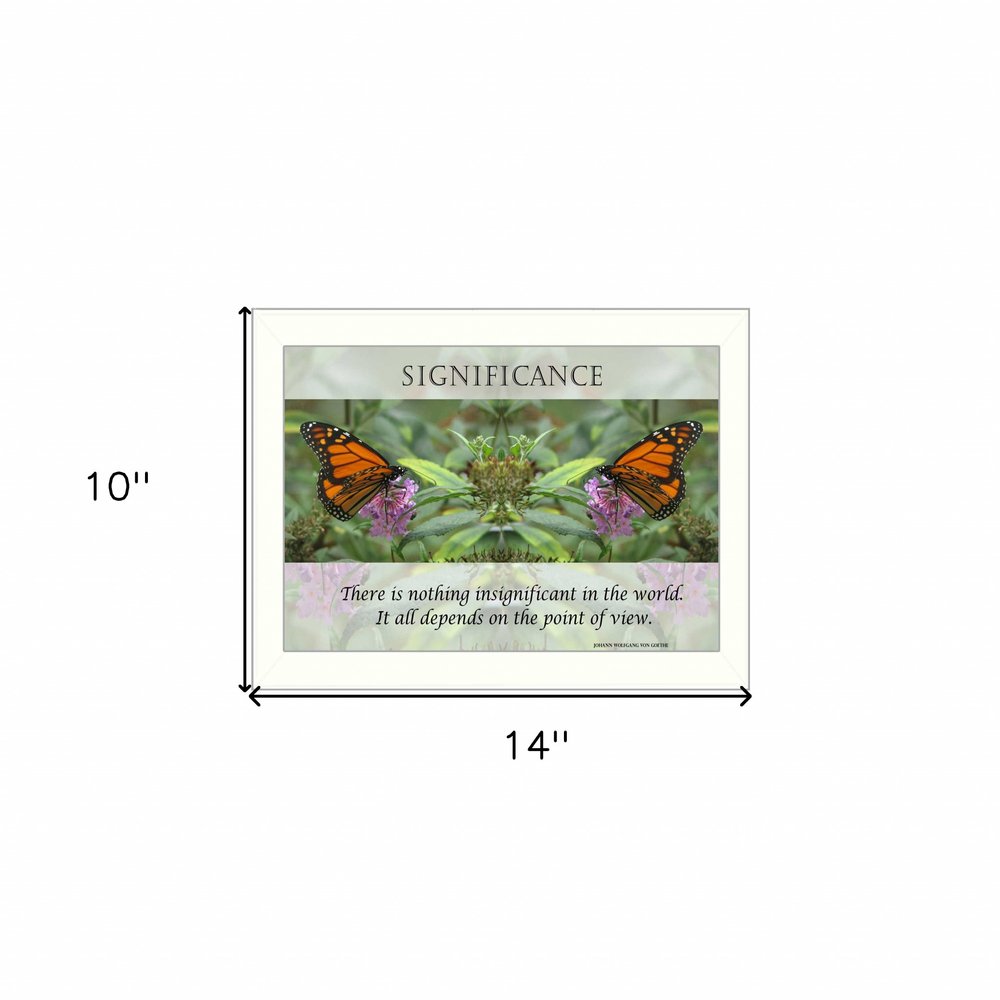 Significance 2 White Framed Print Wall Art — view 4