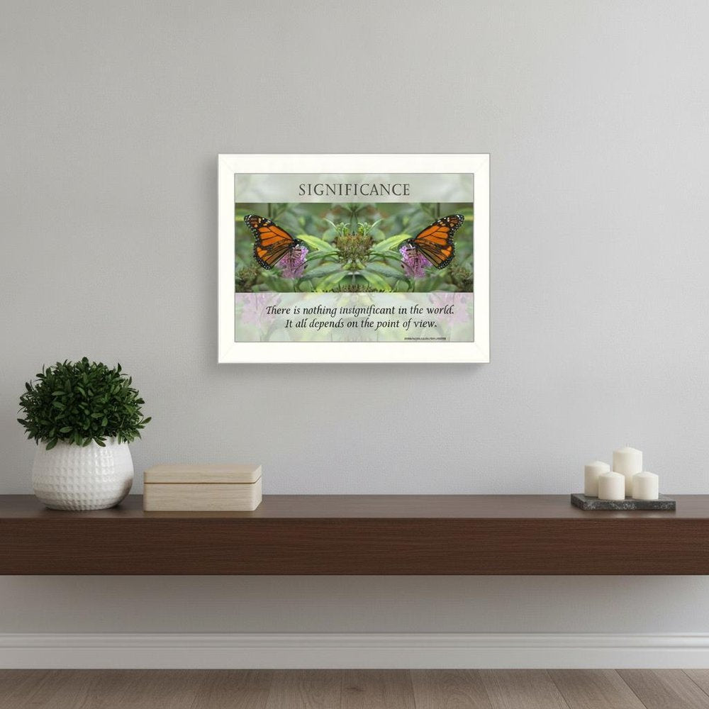 Significance 2 White Framed Print Wall Art HomeRoots
