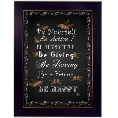 Be Yourself 1 Black Framed Print Wall Art HomeRoots