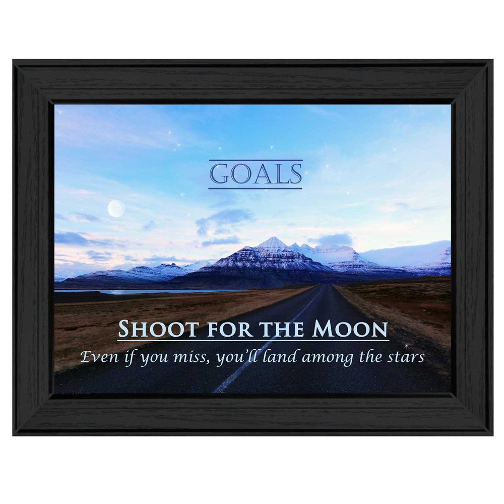Goals 1 Black Framed Print Wall Art HomeRoots