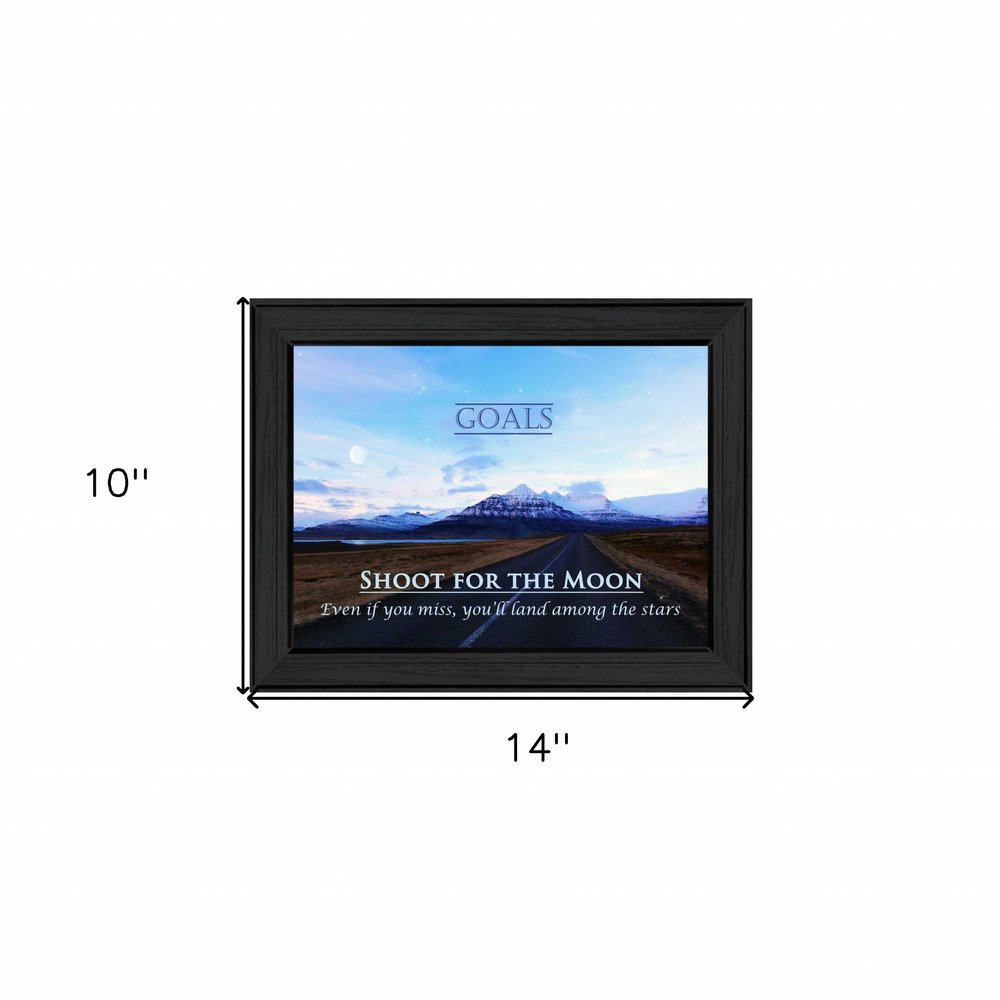 Goals 1 Black Framed Print Wall Art HomeRoots