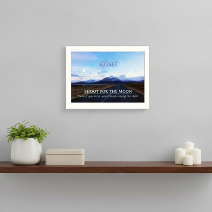 Goals 2 White Framed Print Wall Art HomeRoots