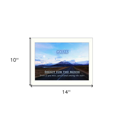 Goals 2 White Framed Print Wall Art HomeRoots