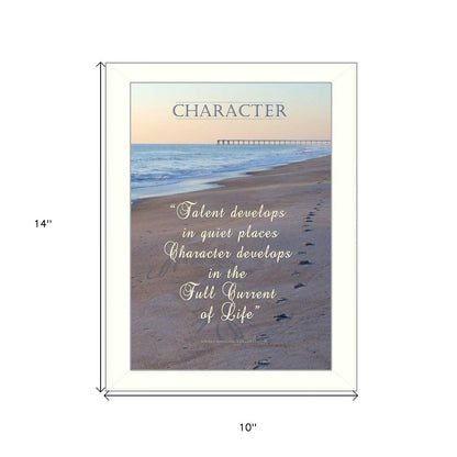 Character 2 White Framed Print Wall Art HomeRoots