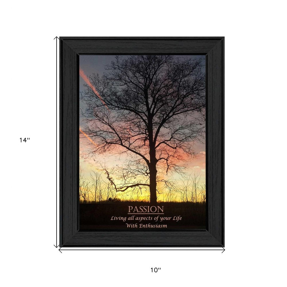 Passion 1 Black Framed Print Wall Art HomeRoots