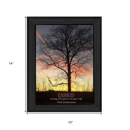 Passion 1 Black Framed Print Wall Art HomeRoots