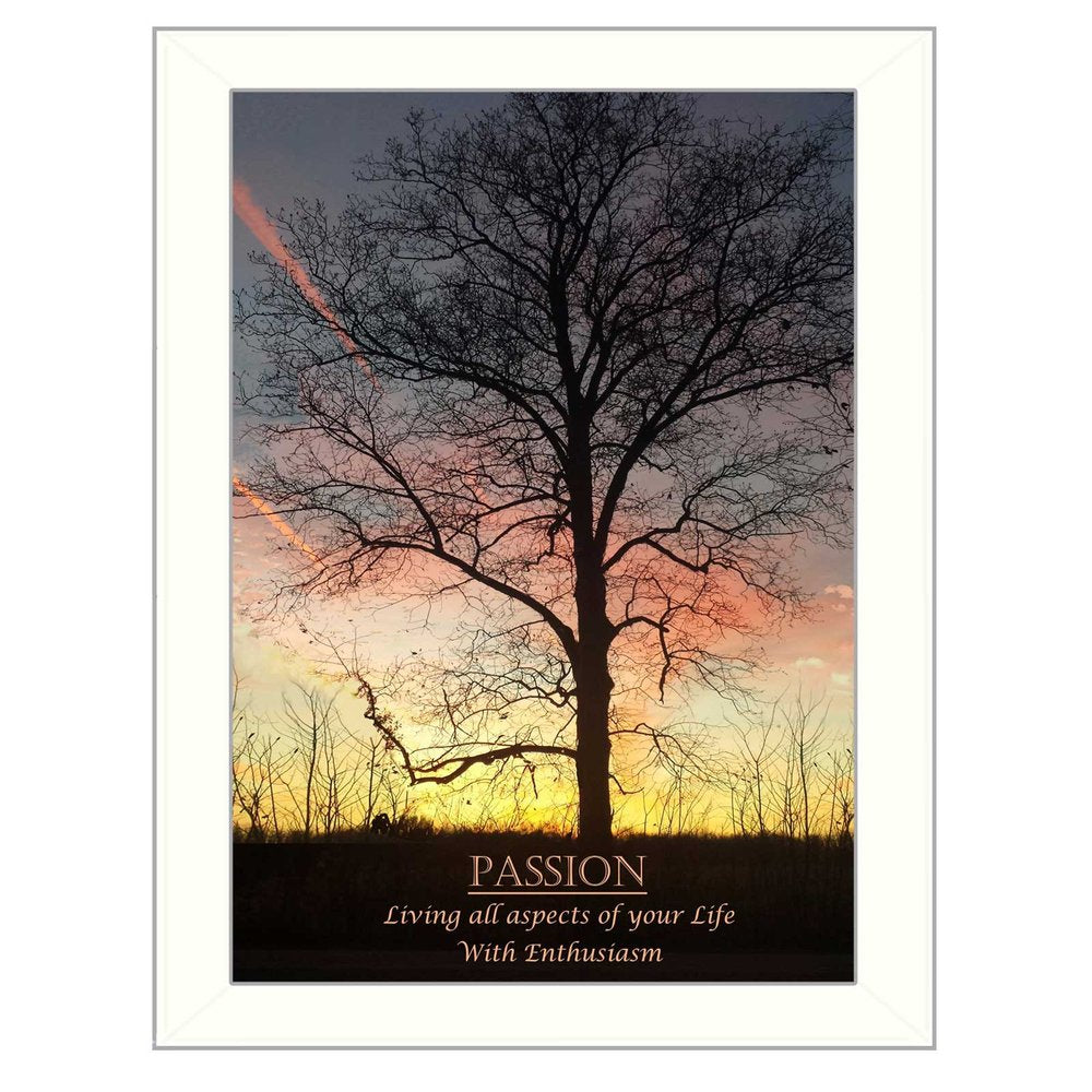 Passion 2 White Framed Print Wall Art HomeRoots