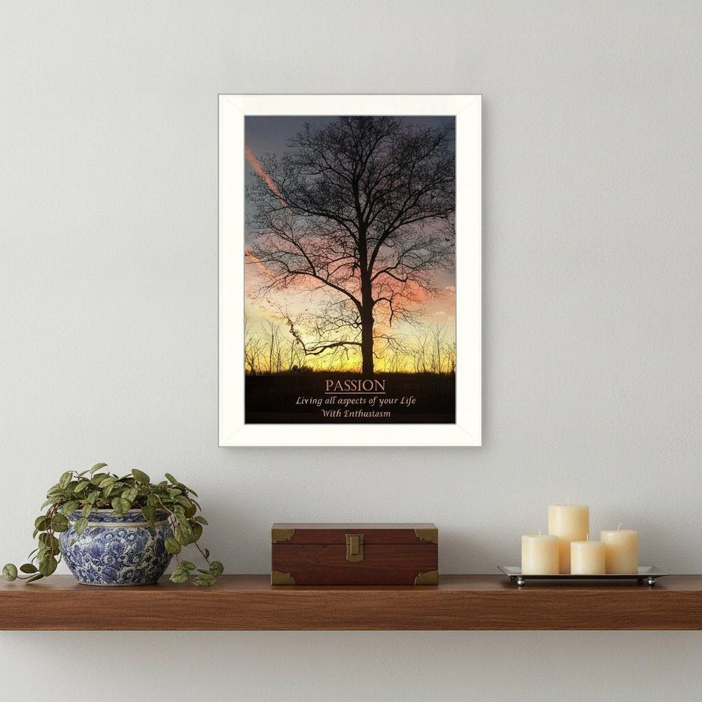 Passion 2 White Framed Print Wall Art — view 5