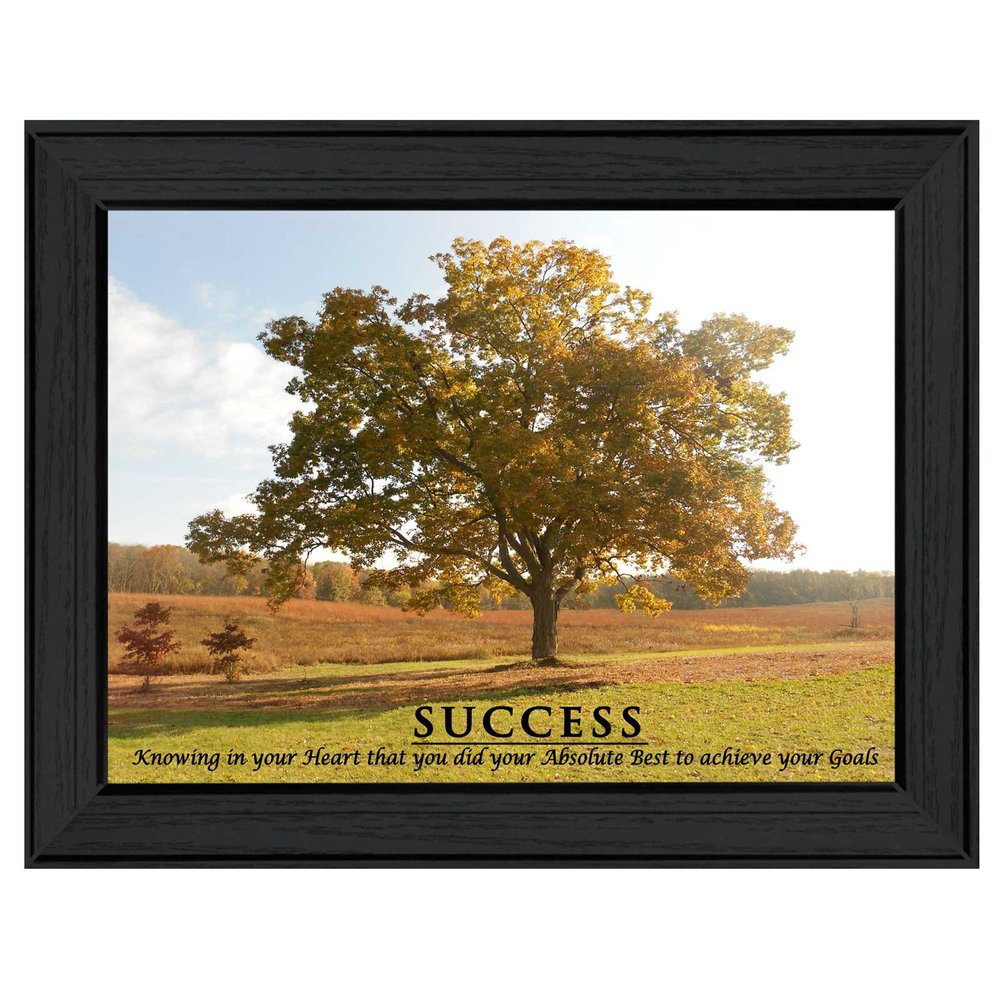 Success 1 Black Framed Print Wall Art — view 1
