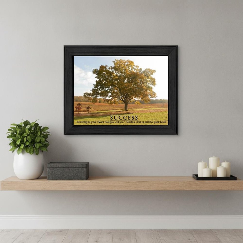 Success 1 Black Framed Print Wall Art HomeRoots