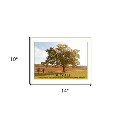 Success 2 White Framed Print Wall Art HomeRoots