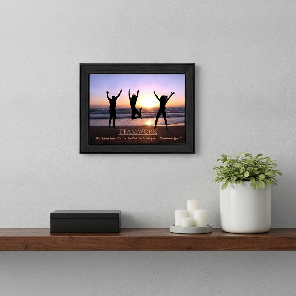 Teamwork Black Framed Print Wall Art HomeRoots