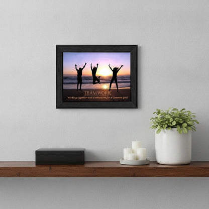 Teamwork Black Framed Print Wall Art HomeRoots