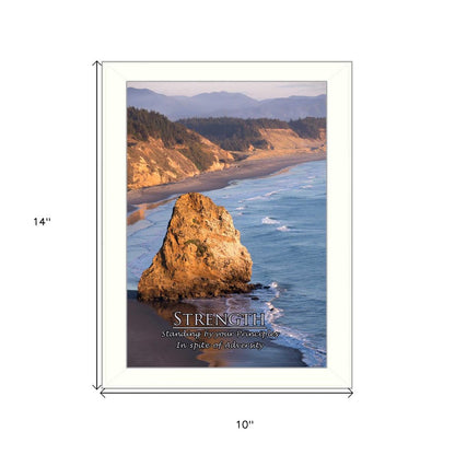 Strength 2 White Framed Print Wall Art HomeRoots