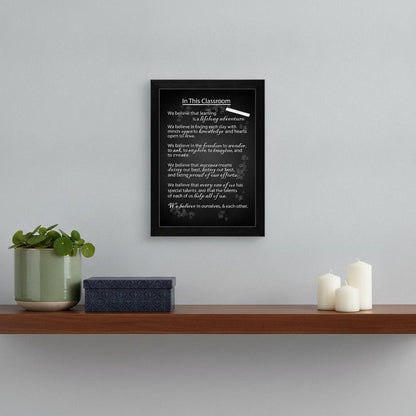 In the Classroom Black Framed Print Wall Art HomeRoots