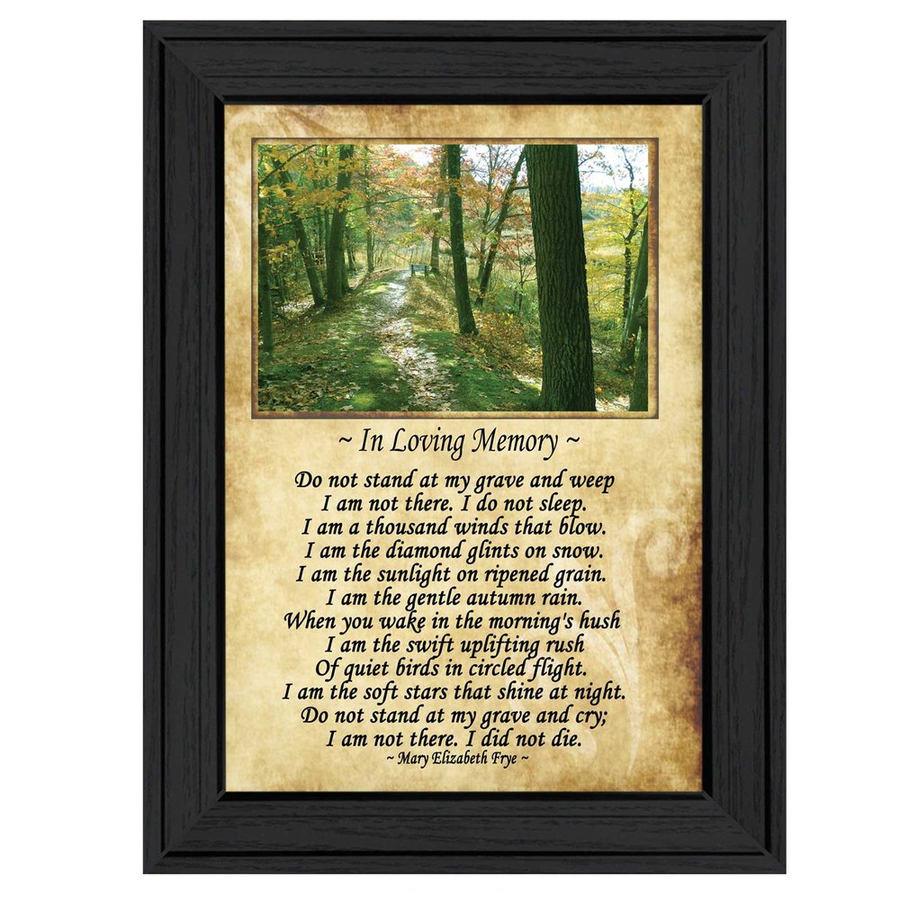 In Loving Memory 1 Black Framed Print Wall Art — view 2