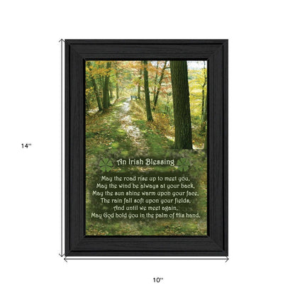 Irish Blessing Black Framed Print Wall Art HomeRoots