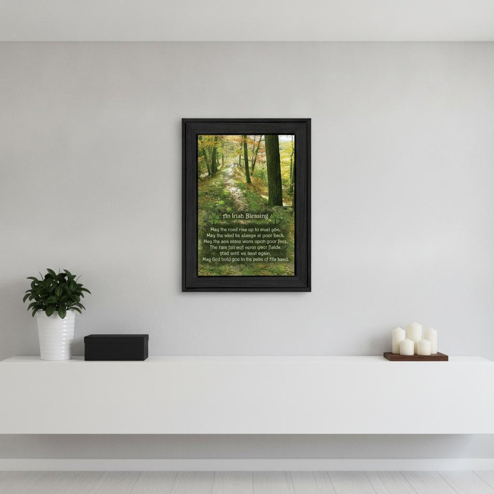 Irish Blessing Black Framed Print Wall Art HomeRoots