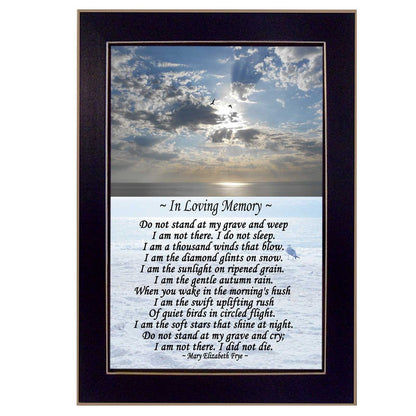 In Loving Memory 2 Black Framed Print Wall Art HomeRoots