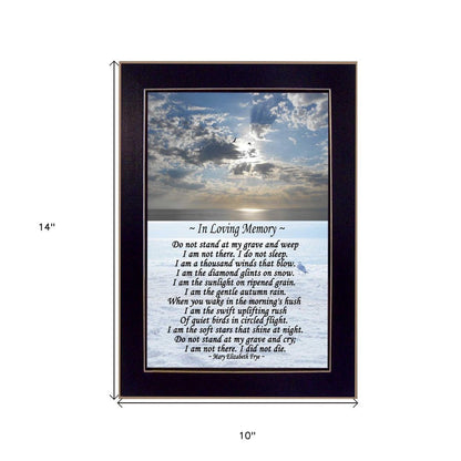 In Loving Memory 2 Black Framed Print Wall Art HomeRoots