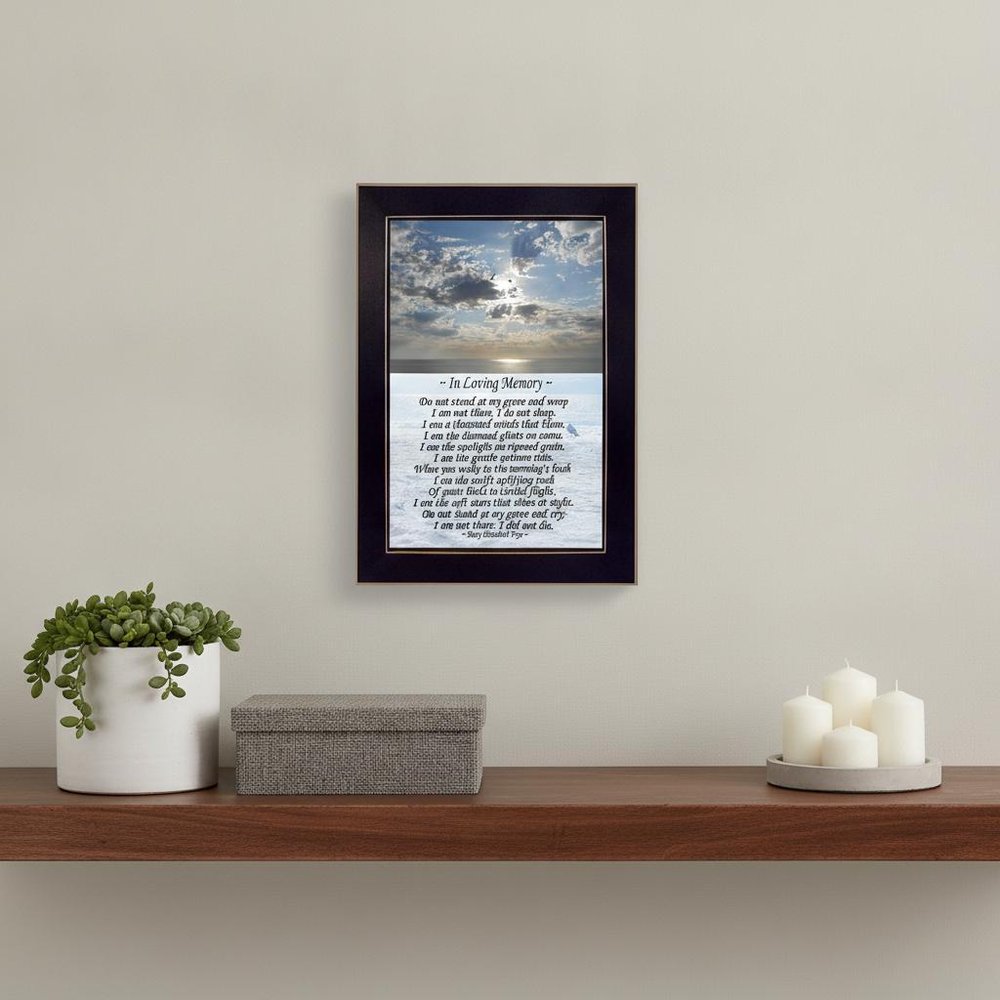 In Loving Memory 2 Black Framed Print Wall Art HomeRoots