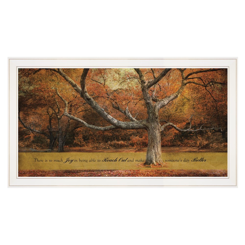 Reach Out 1 White Framed Print Wall Art HomeRoots