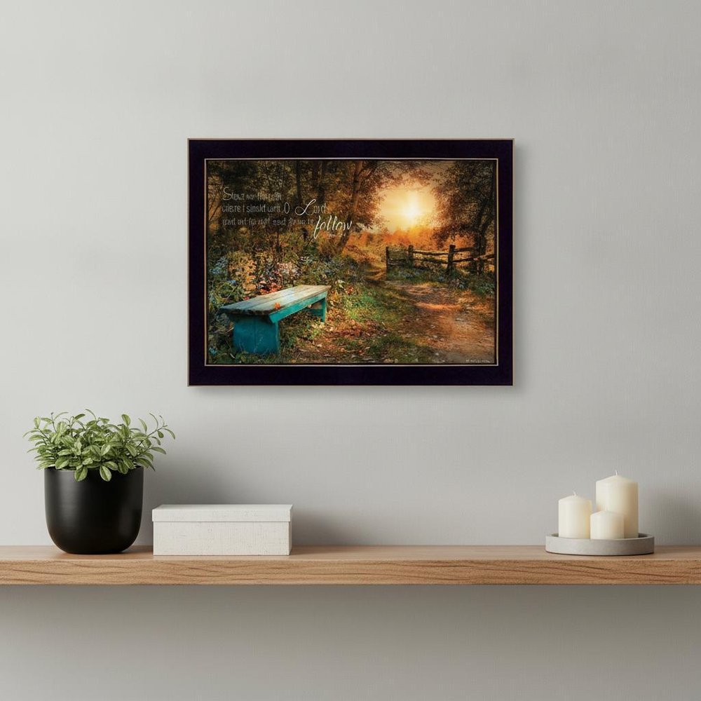 Show Me the Path 2 Black Framed Print Wall Art HomeRoots