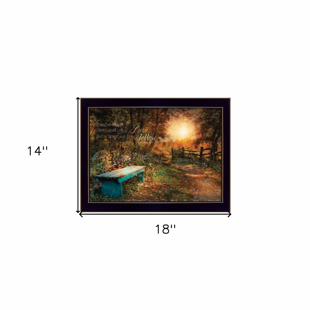 Show Me the Path 2 Black Framed Print Wall Art HomeRoots