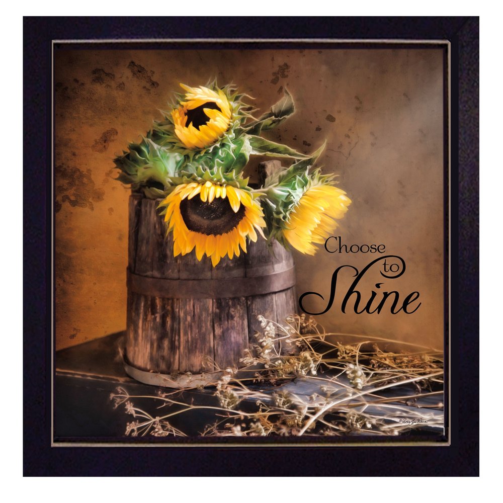 Choose to Shine Black Framed Print Wall Art HomeRoots