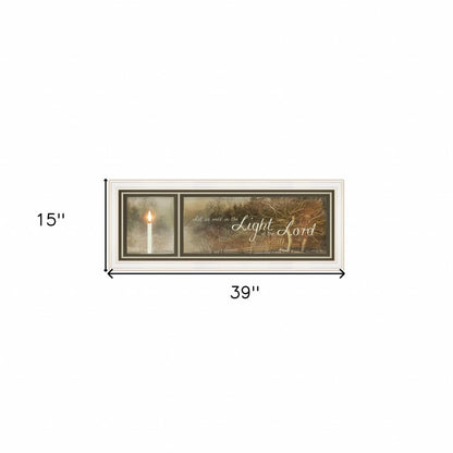 Walk in the Light 2 White Framed Print Wall Art HomeRoots