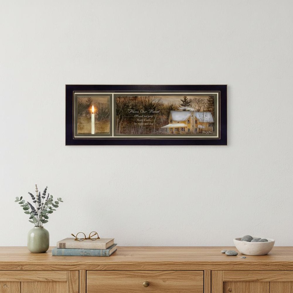 God Bless Our Home 2 Black Framed Print Wall Art HomeRoots