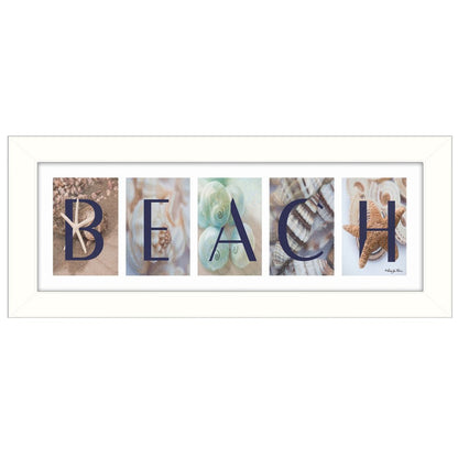 Beach 4 White Framed Print Wall Art HomeRoots