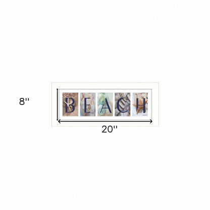 Beach 4 White Framed Print Wall Art HomeRoots