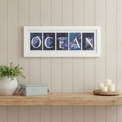 Ocean 2 White Framed Print Wall Art HomeRoots