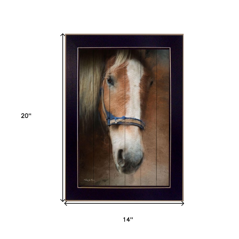 Blaze Black Framed Print Wall Art — view 4