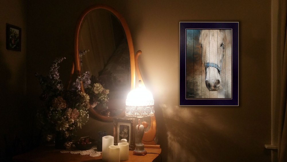 Old Gray Mare Black Framed Print Wall Art — view 2