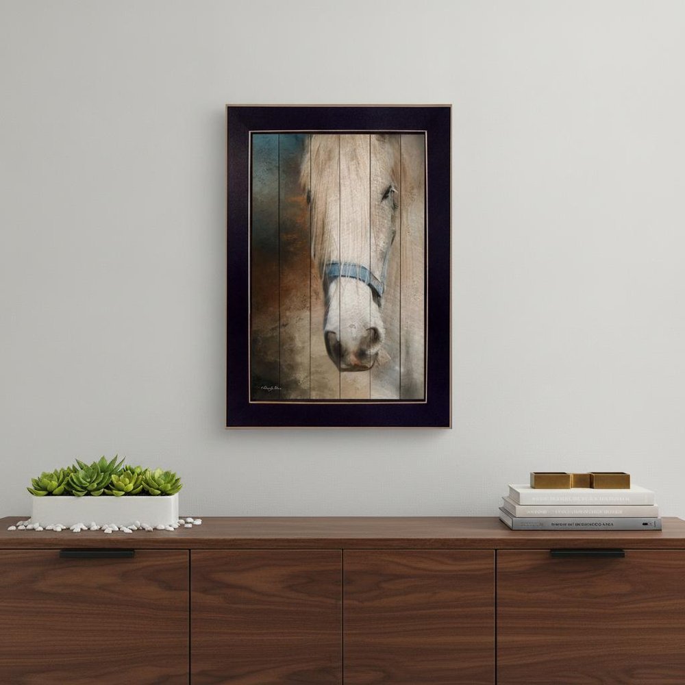 Old Gray Mare Black Framed Print Wall Art — view 5