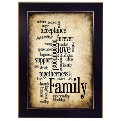 Family I Black Framed Print Wall Art HomeRoots