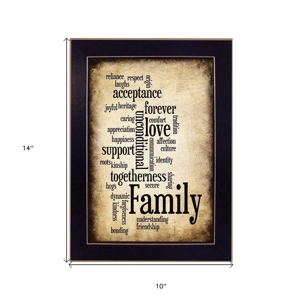 Family I Black Framed Print Wall Art HomeRoots