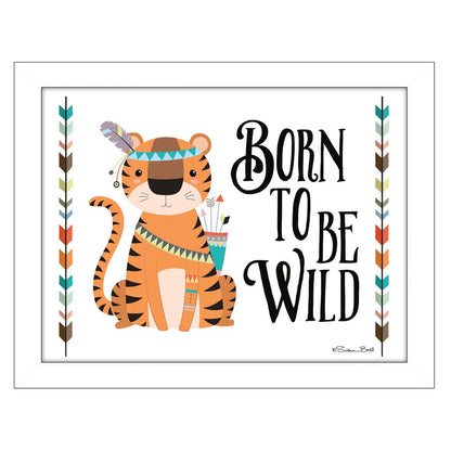 Born to be Wild 2 White Framed Print Wall Art HomeRoots