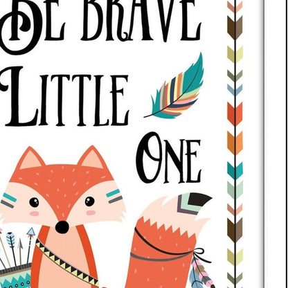 Be Brave Little One 2 White Framed Print Wall Art HomeRoots