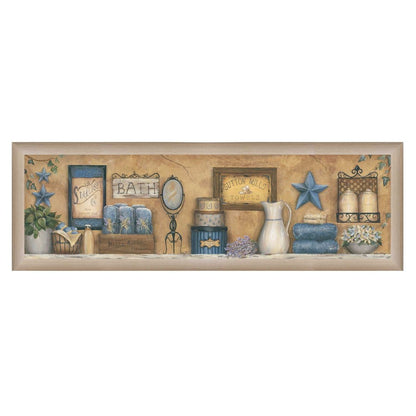 Starlight Bath 4 Brown Framed Print Bathroom Wall Art HomeRoots