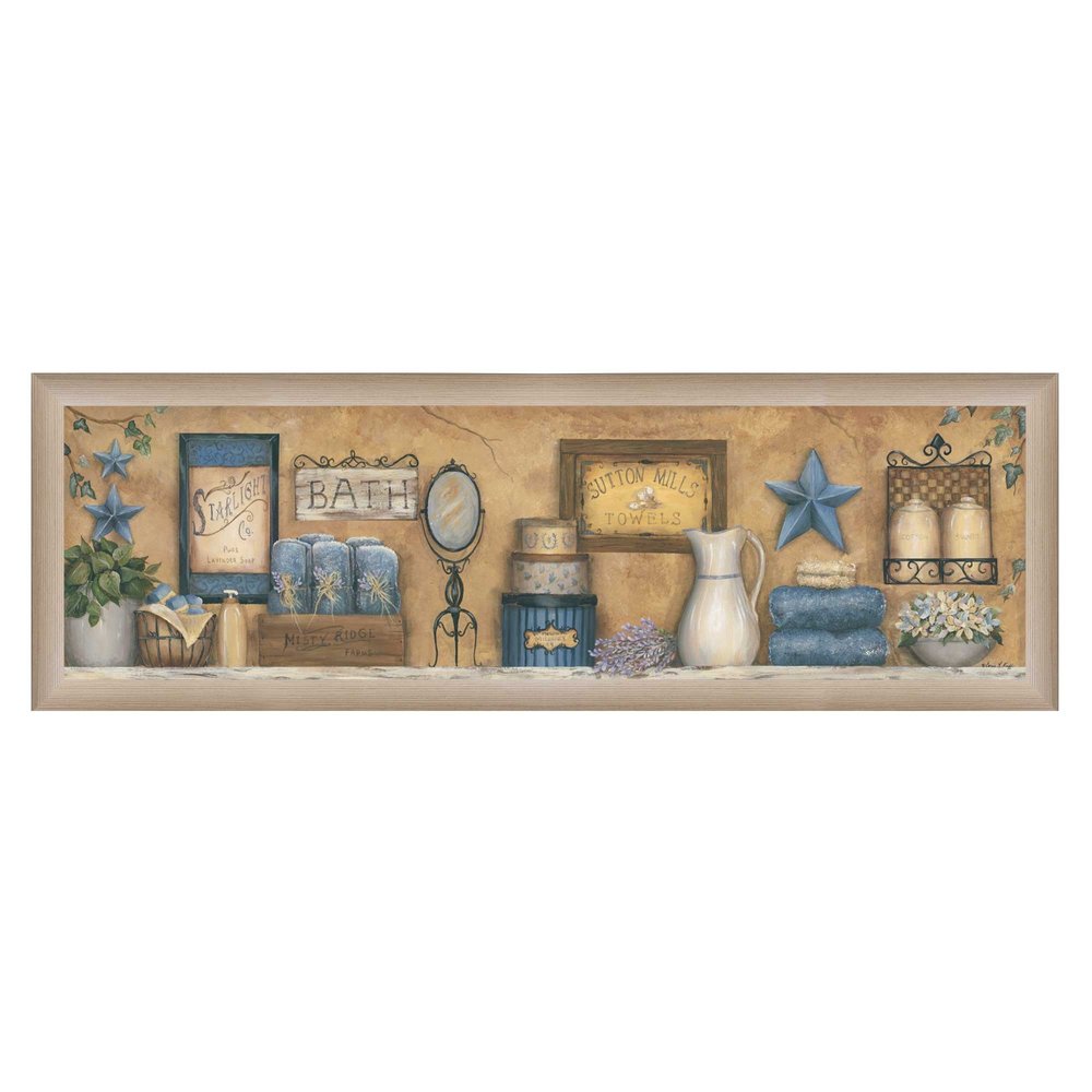 Starlight Bath 4 Brown Framed Print Bathroom Wall Art HomeRoots