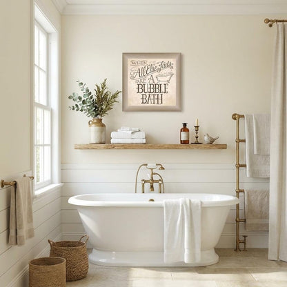 When All Else Fails 1 Brown Framed Print Bathroom Wall Art HomeRoots
