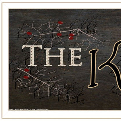 Kitchen is the Heart of the Home 11 White Framed Print Kitchen Wall Art HomeRoots