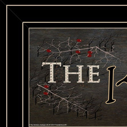 Kitchen is the Heart of the Home 12 Black Framed Print Kitchen Wall Art HomeRoots