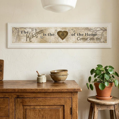 Vintage Kitchen 1 White Framed Print Kitchen Wall Art HomeRoots