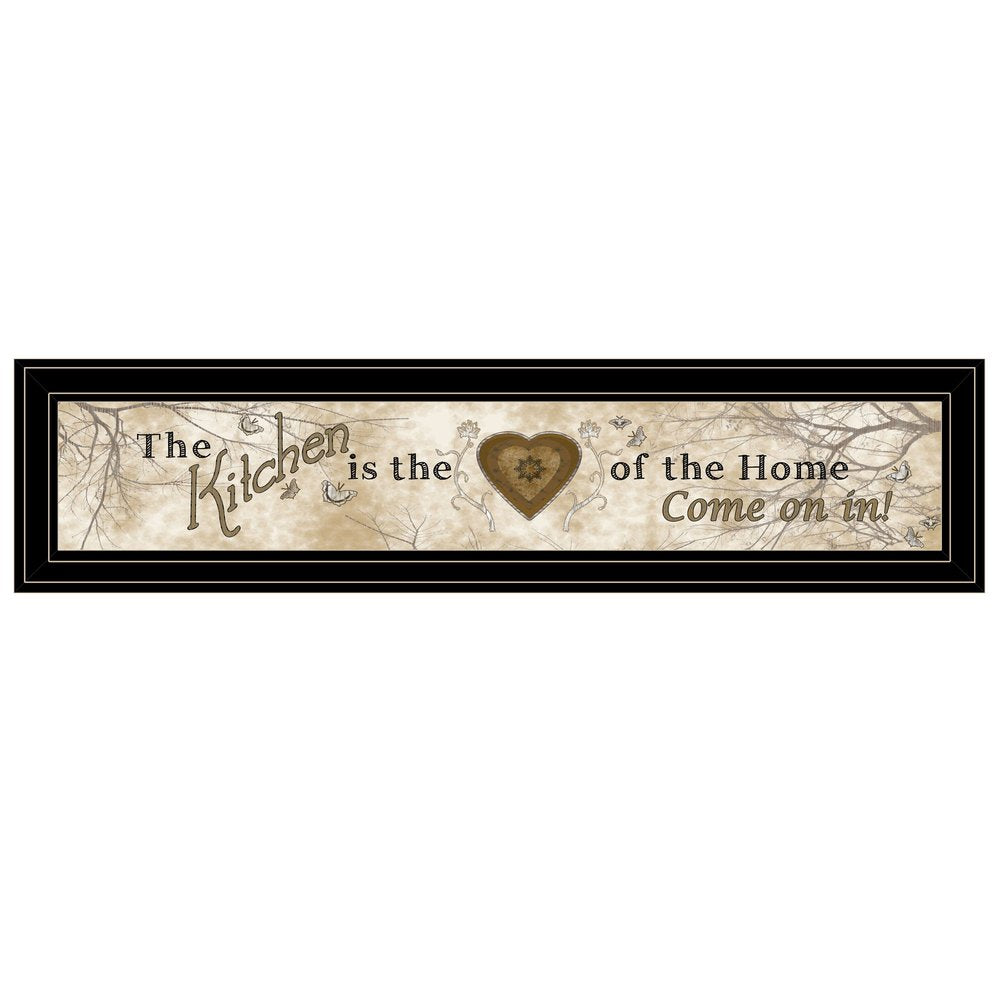 Vintage Kitchen 2 Black Framed Print Kitchen Wall Art — view 1