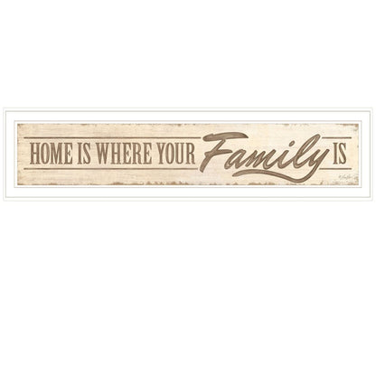 Home Is? 3 White Framed Print Wall Art HomeRoots